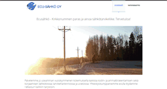 Desktop Screenshot of ecu-sahko.fi