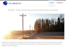 Tablet Screenshot of ecu-sahko.fi